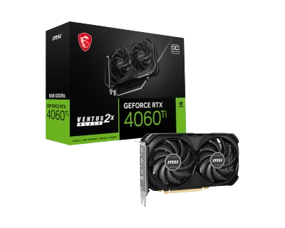MSI GeForce RTX 4060 Ti VENTUS 2X BLACK 8G OC