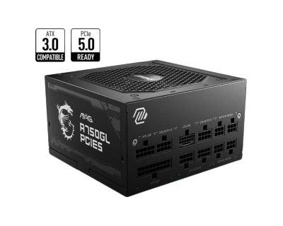 MSI MAG A750GL PCIE5 ATX 3.0 80 Plus Gold FULL MODULAR