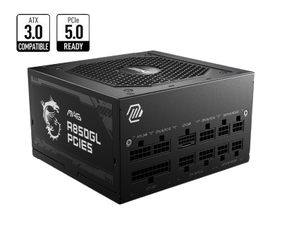 MSI MAG A850GL PCIE5 ATX 3.0 80 Plus Gold FULL MODULAR