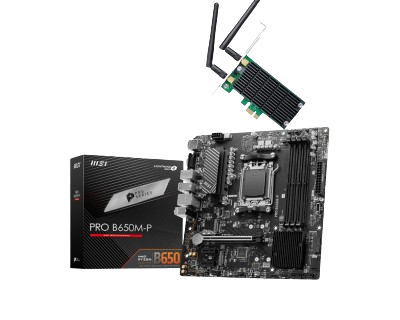 MSI PRO B650M-P (With Bundled AC1200 Wireless Card)