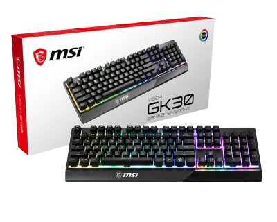 MSI VIGOR GK30 RGB MECHANICAL GAMING KEYBOARD (BLACK) WIRED