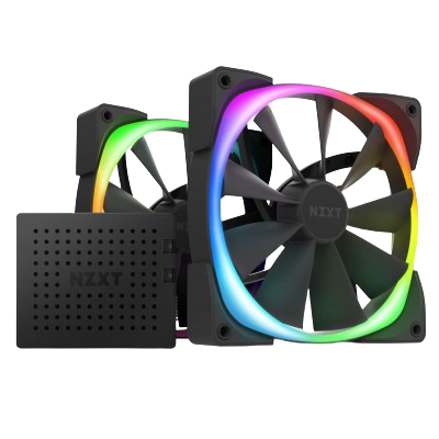 NZXT Aer RGB 2 140mm Twin Starter Pack (BLACK)