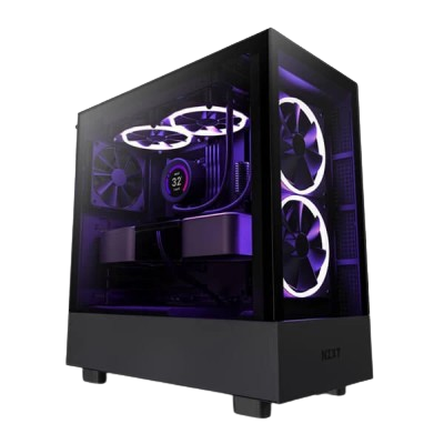 NZXT H5 ELITE RGB COMPACT MID-TOWER ATX (BLACK)