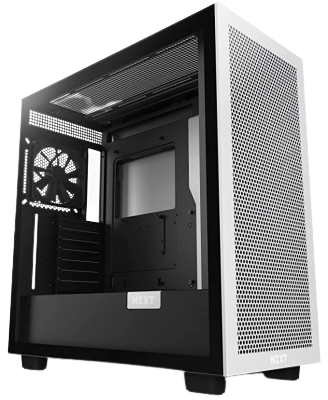 NZXT H7 Flow BLACK-WHITE Mid-Tower Airflow