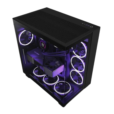 NZXT H9 FLOW Mid-Tower ATX (BLACK)