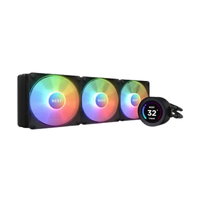 NZXT Kraken Elite 360 RGB CPU Liquid Cooler With LCD Display (Black)