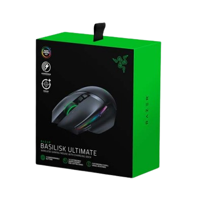 Razer Basilisk Ultimate Wireless Gaming Mouse with Charging Dock (Black)