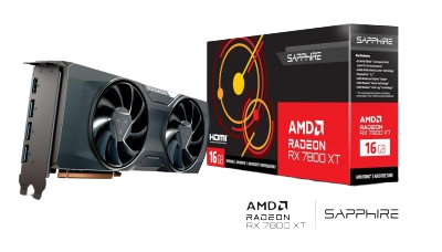 SAPPHIRE AMD RADEON RX 7800 XT GAMING GRAPHICS CARD 16GB GDDR6