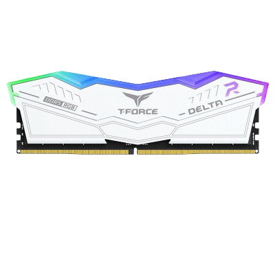 T-Force Delta RGB 32GB(32GBx1) DDR5 6000MHz Desktop RAM (White)