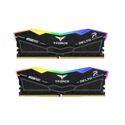 T-Force Delta RGB DDR5 64GB (32GBx2)6000MHz Desktop RAM (BLACK)