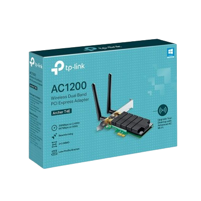 TP-LINK AC1200 Wireless Dual Band PCI Express Adapter (Archer T4E)