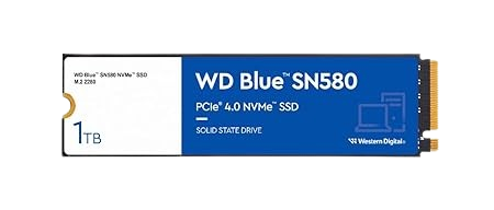 WD Blue SN580 NVMe SSD (1TB)