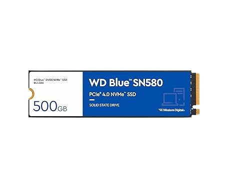 WD Blue SN580 NVMe SSD (500GB)