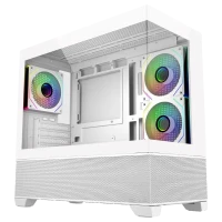 Cooler Master Elite 490 ARGB M-ATX PC Case (WHITE)