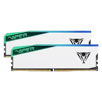 PATRIOT VIPER ELITE 5 RGB   32 GB (COMBO OF 2*16GB*1) DDR5 6000 MHz DESKTOP MEMORY CL30 (WHITE)