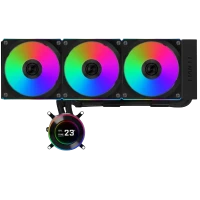 Lian Li Hydroshift II LCD-C 360R Cpu Liquid Cooler With Heatsink 360mm Black