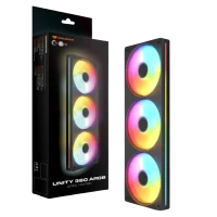 COUGAR UNITY 360 ARGB REVERSE BLADE 120*3 SINGLE FRAME PWM FANS