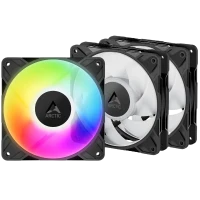 ARCTIC P12 Pro A-RGB 120 mm Pack OF 3 PWM Fan (BLACK)