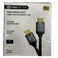 Cable Wise 4K 7.5 Meter HDMI Cable 2.0