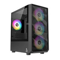 TAG GAMERZ PULSER ATX MID-TOWER PC CASE (BLACK)