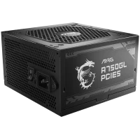 MSI MAG A750GL PCIE5 ATX 3.1 80 Plus Gold FULL MODULAR (BLACK)