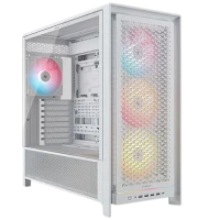 CORSAIR FRAME 5000D RS ARGB High-Airflow Mid-Tower PC Case (WHITE)