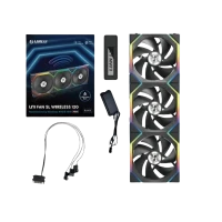 LIAN LI UNI FAN SL WIRELESS 120 ARGB CABINET FAN BLACK (PACK OF 3)