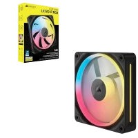 CORSAIR iCUE LINK LX120-R RGB 120mm PWM Reverse Fan (SINGLE PACK) BLACK
