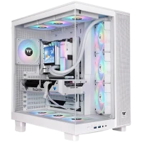 THERMALTAKE VIEW 380 XL TG ARGB ATX MID-TOWER PC CASE (WHITE)