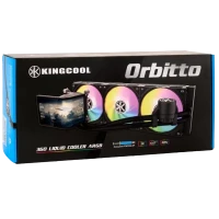 KINGCOOL ORBITTO LCD 360 ARGB CPU LIQUID COOLER 360mm (BLACK)