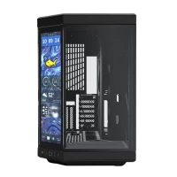 HYTE Y70 TOUCH INFINITE Dual Chamber Mid-Tower E-ATX (PITCH BLACK)