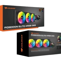 COUGAR POSEIDON ELITE ARGB 360mm CPU LIQUID COOLER (BLACK)