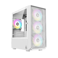 TAG GAMERZ PULSER ATX MID-TOWER PC CASE (WHITE)