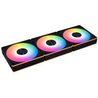 LIAN LI UNI FAN CL WIRELESS 120 ARGB REVERSE BLADE CABINET FAN BLACK (PACK OF 3)