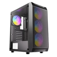 Antec VX410 ARGB ATX MID TOWER PC CASE (BLACK)
