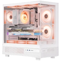 Ant Esports Crystal X6 ARGB ATX MID-TOWER Pc Case (WHITE)