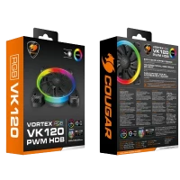COUGAR VORTEX ARGB VK120 PWM HDB FAN 120MM (SINGLE PACK)