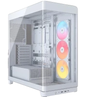CORSAIR FRAME 4500X RS-R ARGB Panoramic Glass Mid-Tower PC Case (WHITE)
