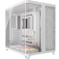 CORSAIR AIR 5400 RS-R ARGB Triple Chamber Mid-Tower PC Case (WHITE)