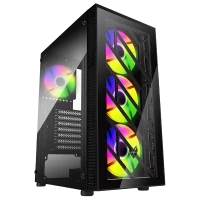 FSP CMT192 RGB ATX MID TOWER PC CASE (BLACK)
