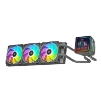 ProLab Design AI360LCD ARGB 360mm CPU Liquid Cooler With Display (BLACK)