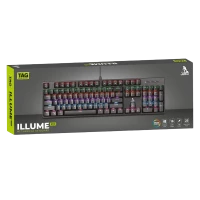 TAG GAMERZ ILLUME 2.0 USB RGB Mechanical Keyboard (BLACK)