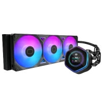 CoolerMaster MASTERLIQUID ATMOS II 360 LCD ARGB 360mm CPU LIQUID COOLER (BLACK)