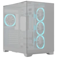 Ant Esports Crystal Mirror (ATX) Mid Tower PC CASE (WHITE)