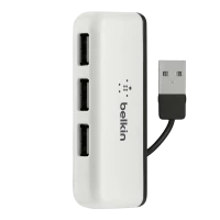 Belkin 4-Port USB to USB 2.0 Ultra-Mini TRAVEL HUB