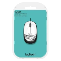 Logitech M105 (WHITE) WIRED