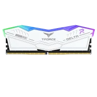 T-Force Delta RGB 16GB(16GBx1) DDR5 6000MHz Desktop RAM (White)