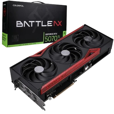 COLORFUL GEFORCE RTX 5070 TI BATTLE AX 16GB-V (BLACK)