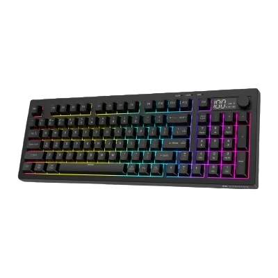 KARNAGE VISAGE 95 RGB TRI MODE GAMING KEYBOARD (BLACK) 1