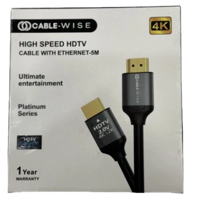 Cable Wise 4K 5.0 Meter HDMI Cable 2.0 1